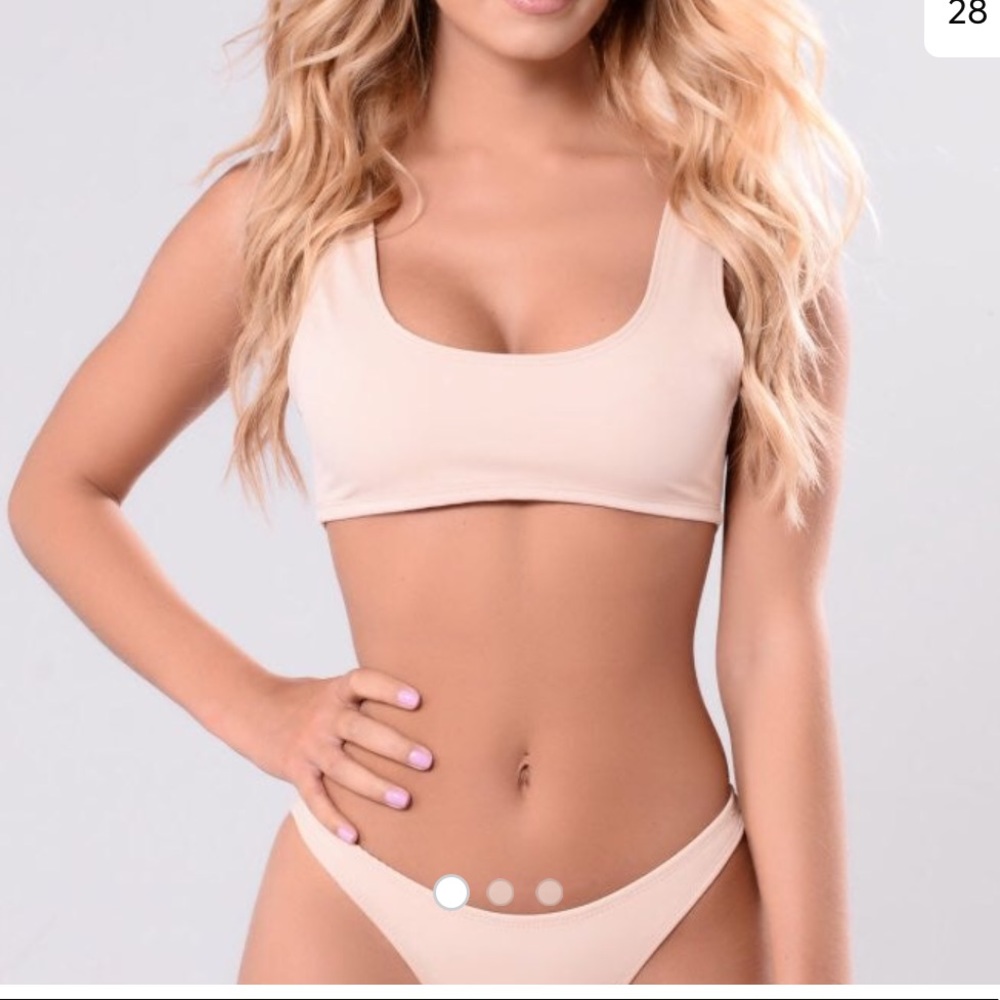 NWT Fashion Nova Calling All Angels Bikini Large